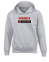 Downey HS Girls Soccer Pennant - Cotton Hoodie