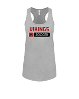 Downey HS Girls Soccer Pennant - Womens Tank Top