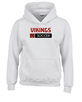 Downey HS Girls Soccer Pennant - Youth Hoodie