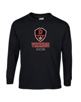 Downey HS Soccer Shadow - Mens Basic Cotton Long Sleeve