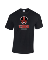 Downey HS Soccer Shadow - Cotton T-Shirt