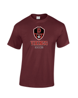 Downey HS Soccer Shadow - Cotton T-Shirt