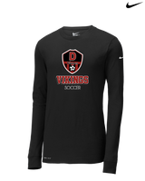 Downey HS Soccer Shadow - Nike Dri-Fit Poly Long Sleeve