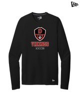 Downey HS Soccer Shadow - New Era Long Sleeve Crew
