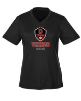 Downey HS Soccer Shadow - Womens Performance Shirt