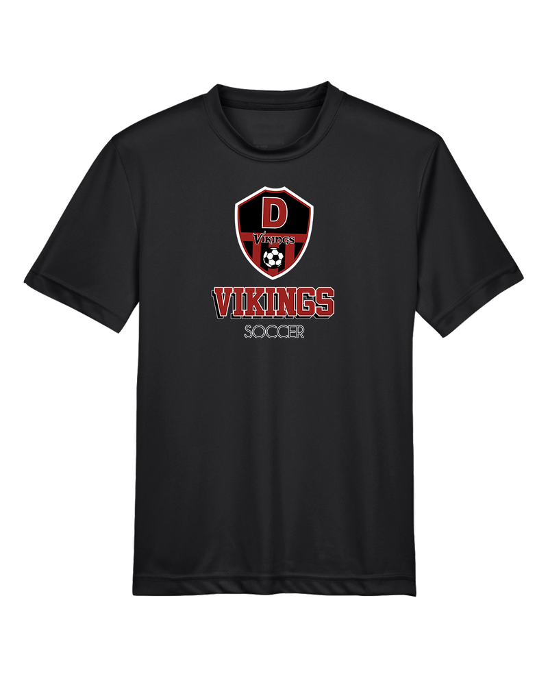 Downey HS Soccer Shadow - Youth Performance T-Shirt