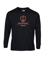 Downey HS Girls Soccer Split - Mens Basic Cotton Long Sleeve