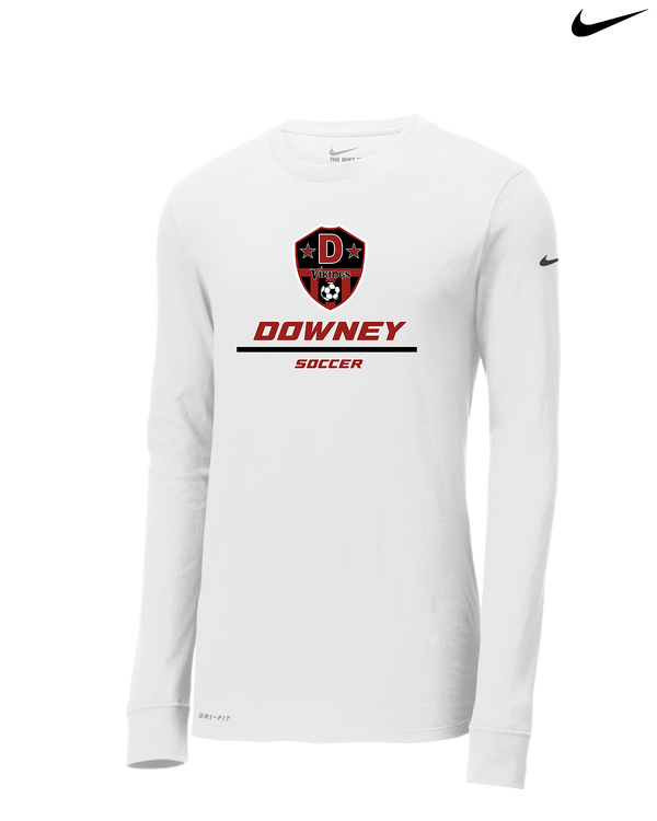 Downey HS Girls Soccer Split - Nike Dri-Fit Poly Long Sleeve