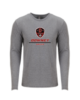 Downey HS Girls Soccer Split - Tri Blend Long Sleeve