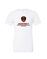 Downey HS Girls Soccer Split - Mens Tri Blend Shirt