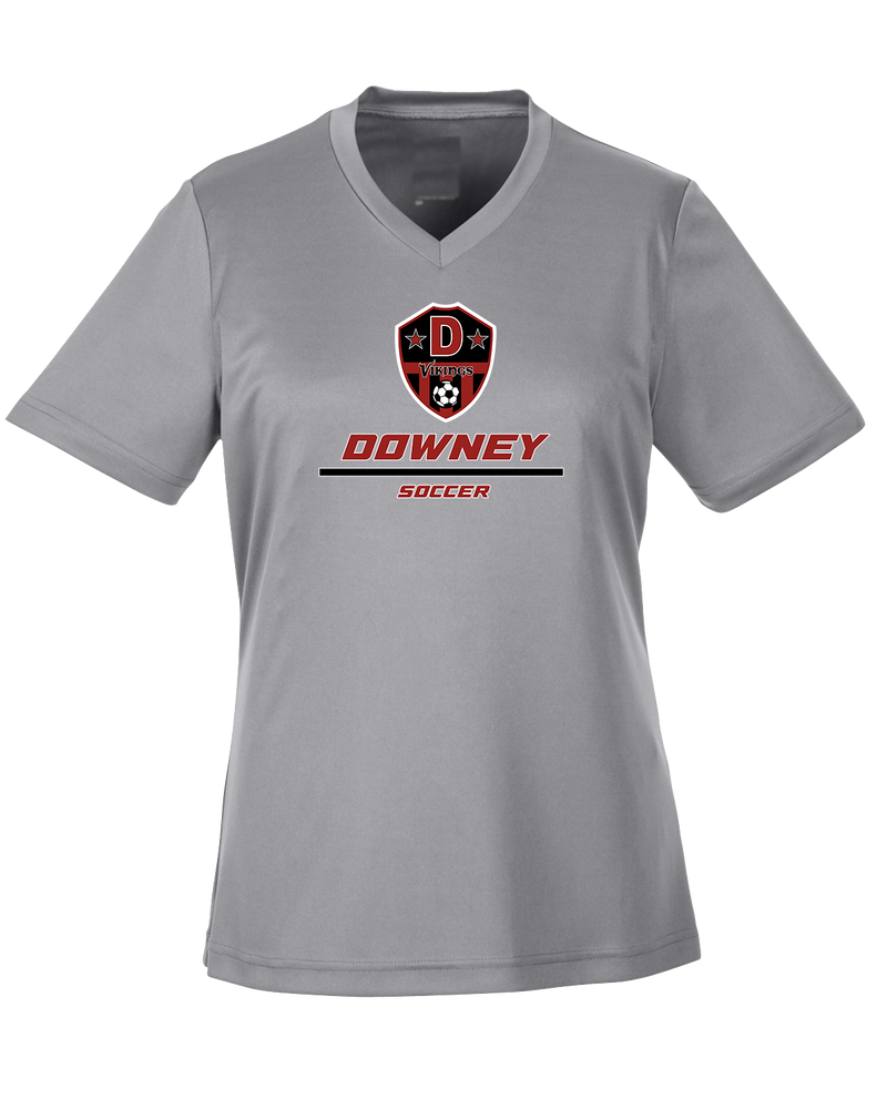 Downey HS Girls Soccer Split - Womens Performance Shirt