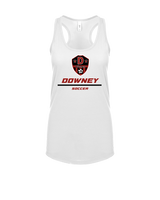Downey HS Girls Soccer Split - Womens Tank Top