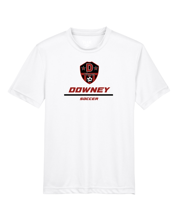 Downey HS Girls Soccer Split - Youth Performance T-Shirt