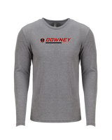 Downey HS Soccer Switch - Tri Blend Long Sleeve