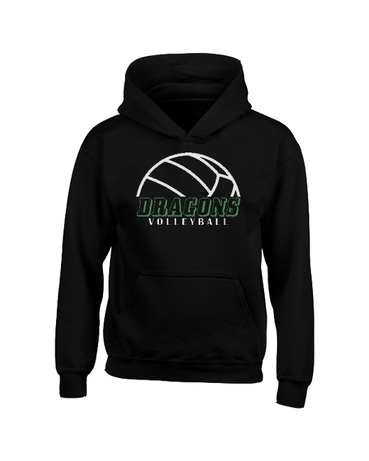 Delta Charter Boys Volleyball Dragon - Youth Hoodie