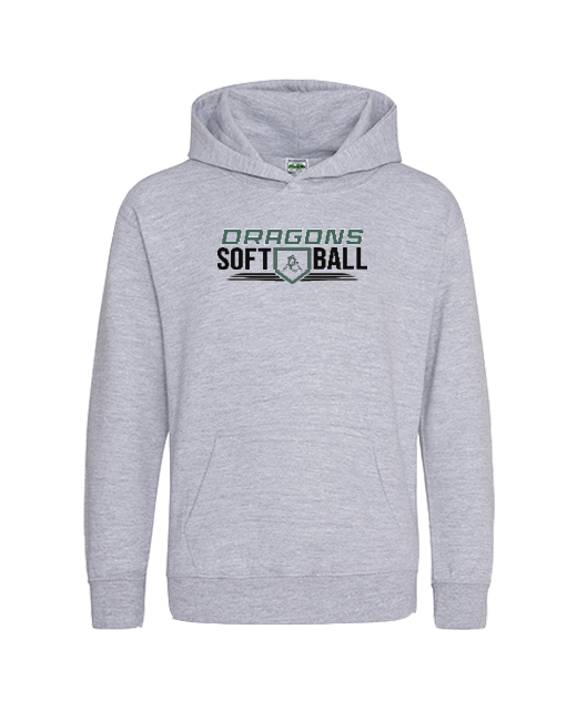 Delta Charter Dragons Softball - Cotton Hoodie