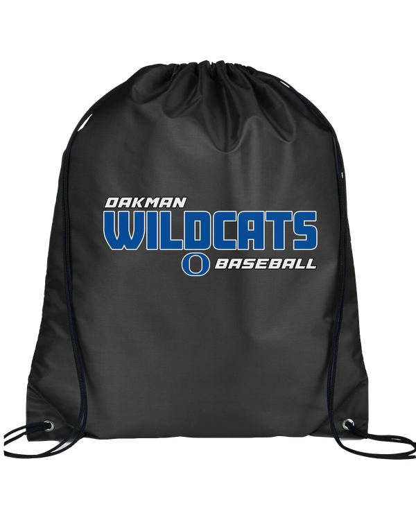 Oakman HS Baseball Bold- Drawstring Bag