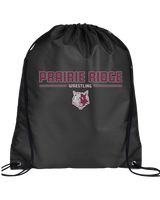 Prairie Ridge HS Wrestling Keen - Drawstring Bag