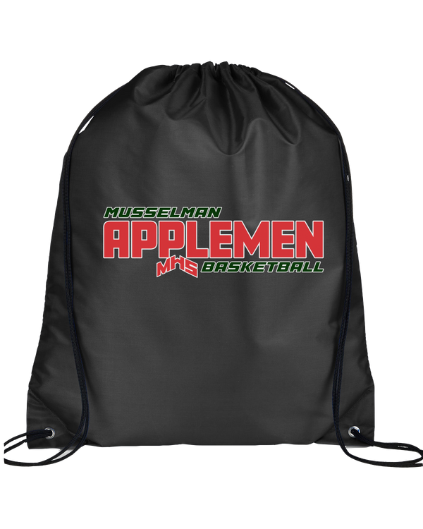 Musselman HS  Basketball Bold - Drawstring Bag