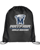Mayfair HS Girls Soccer Split - Drawstring Bag