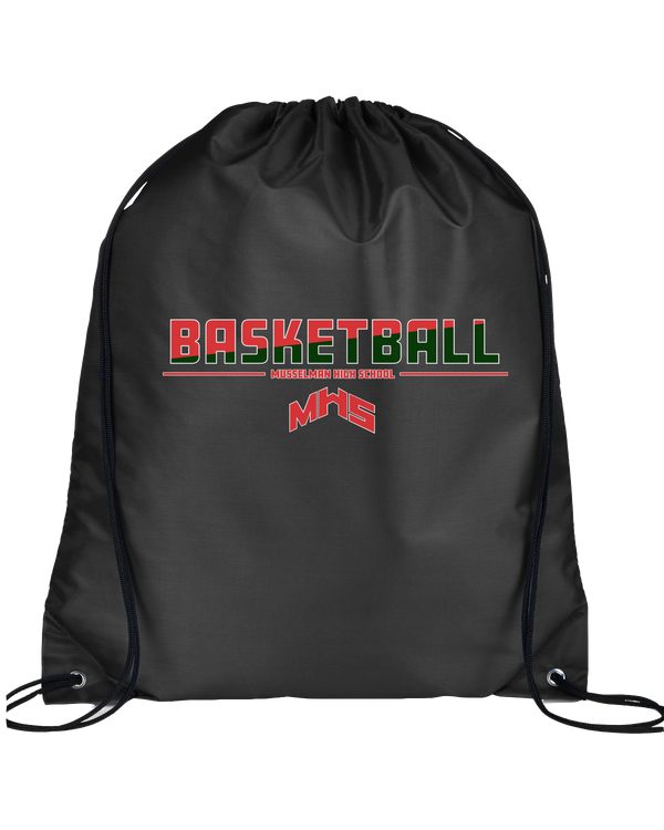 Musselman HS  Basketball Cut - Drawstring Bag