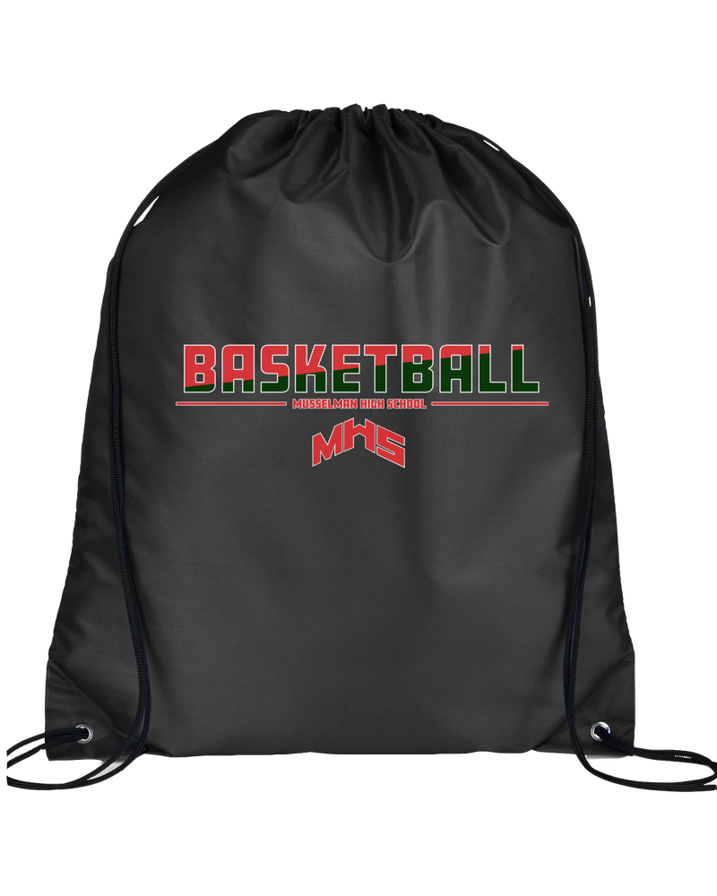 Musselman HS  Basketball Cut - Drawstring Bag