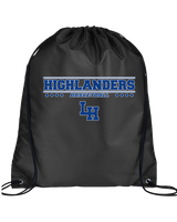 La Habra HS Basketball Border - Drawstring Bag