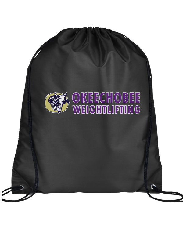 Okeechobee HS Weightlifting Basic - Drawstring Bag