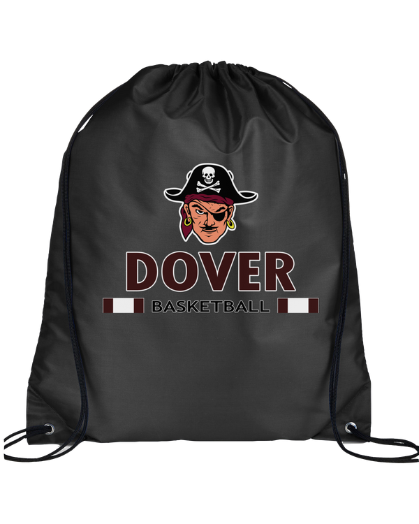 Dover HS Boys Basketball Stacked - Drawstring Bag