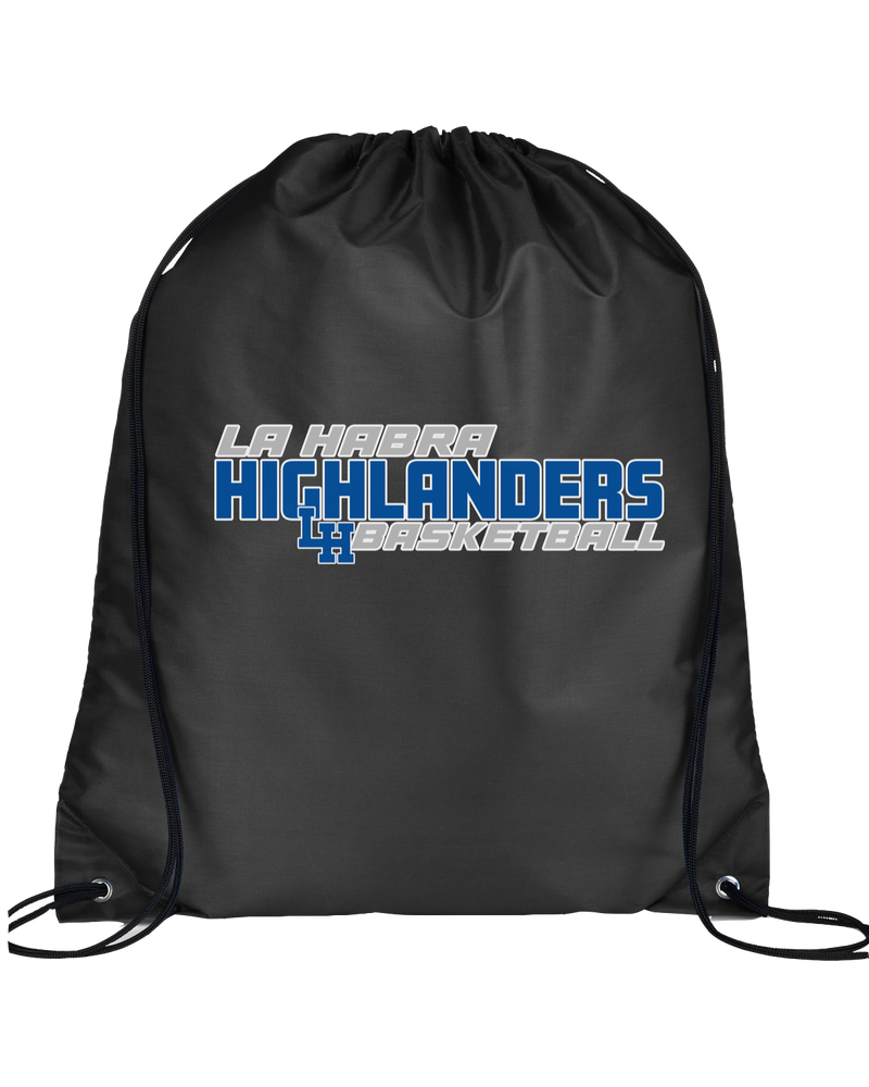 La Habra HS Boys Basketball Bold - Drawstring Bag