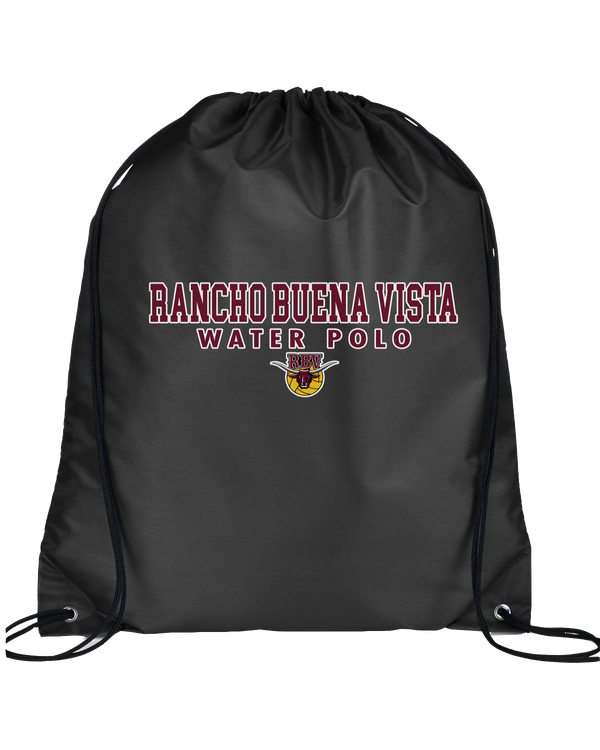 Rancho Buena Vista HS Water Polo Block - Drawstring Bag