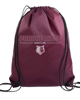 Prairie Ridge HS Wrestling Keen - Drawstring Bag
