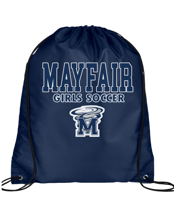 Mayfair HS Girls Soccer Block - Drawstring Bag