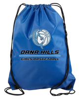 Dana HIlls HS Girls Basketball Split - Drawstring Bag