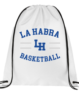 La Habra HS Basketball Curve - Drawstring Bag