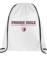Prairie Ridge HS Wrestling Keen - Drawstring Bag