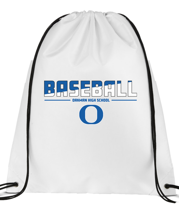 Oakman HS Baseball Cut - Drawstring Bag
