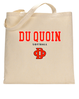 Du Quoin HS Softball Block - Tote