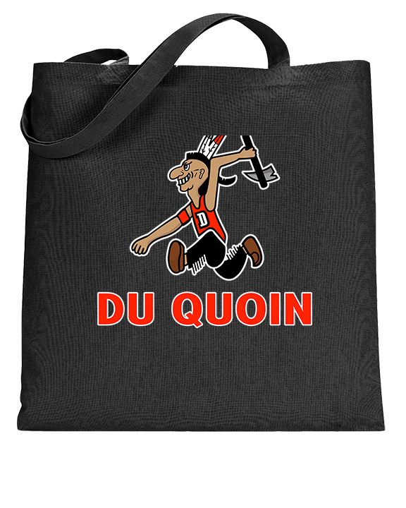 Du Quoin HS Softball Stacked - Tote