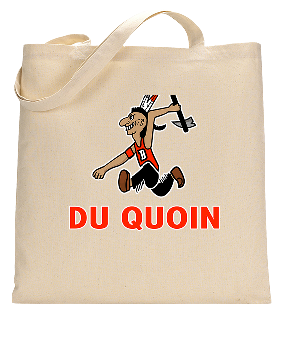 Du Quoin HS Softball Stacked - Tote