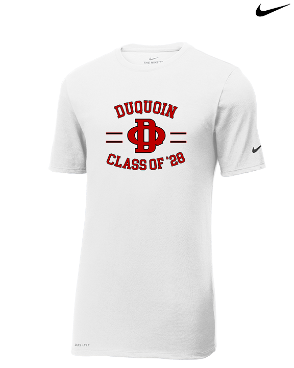 Du Quoin HS Class of 2028 Curve - Mens Nike Cotton Poly Tee