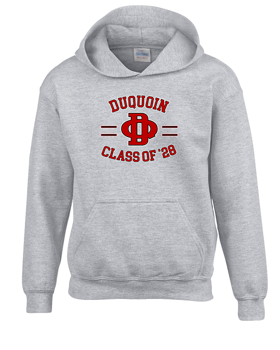 Du Quoin HS Class of 2028 Curve - Youth Hoodie