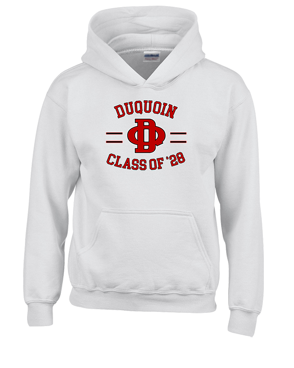 Du Quoin HS Class of 2028 Curve - Youth Hoodie