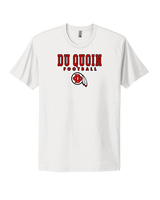 Du Quoin HS Football Block - Mens Select Cotton T-Shirt