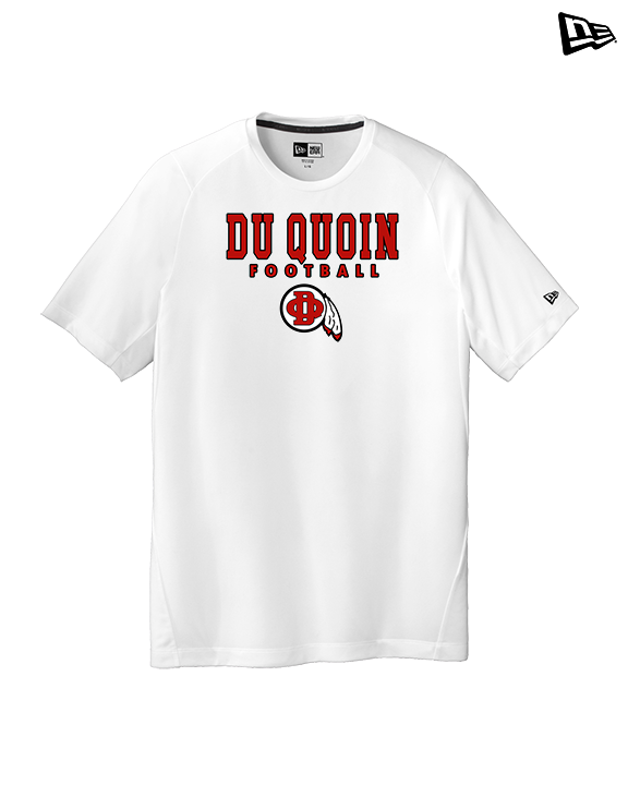 Du Quoin HS Football Block - New Era Performance Shirt