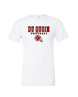 Du Quoin HS Football Block - Tri-Blend Shirt