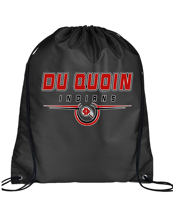 Du Quoin HS Football Design - Drawstring Bag