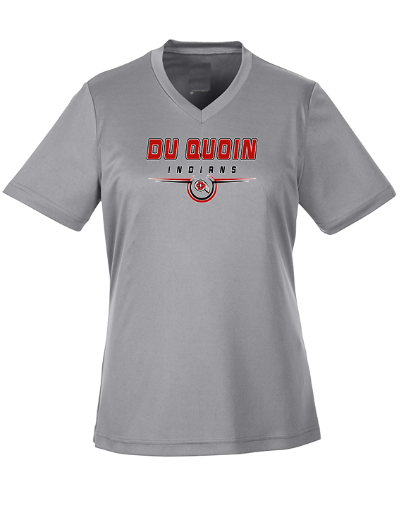 Du Quoin HS Football Design - Womens Performance Shirt