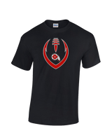 Du Quoin HS Football Full Football - Cotton T-Shirt