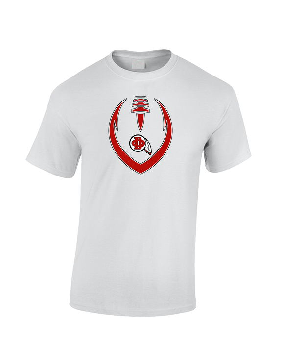 Du Quoin HS Football Full Football - Cotton T-Shirt